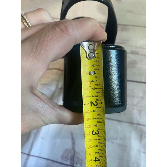 Adrienne Vittadini open toe block heel size 9.5 - Picture 8 of 8